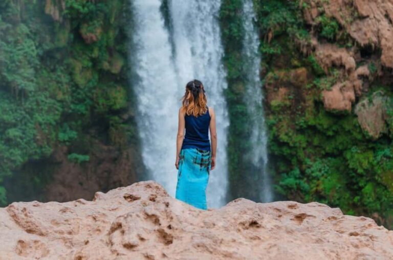 From Marrakech: Private Ouzoud Falls & Boat Ride Day Trip - Experiencing the Waterfalls from a Different Angle: The Boat Ride