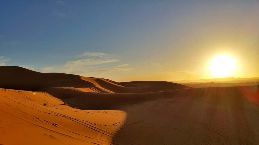 FROM M'HAMID: Overnight Desert Tour to Erg Chigaga 4x4 Camel - Exploring Erg Chegaga: The Dunes and the Sunset Camel Ride