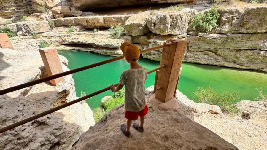 From Muscat: Wadi Shab & Bimmah Sinkhole Full-Day Tour