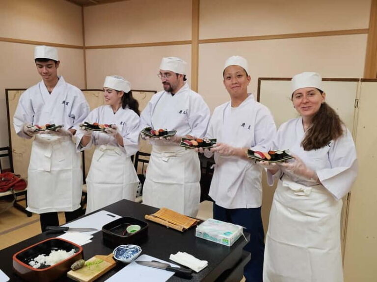 Fuji: Ride & Roll: Mt. Fuji E-Bike Tour and Sushi Workshop - The highlight: Sushi-making at a historic restaurant