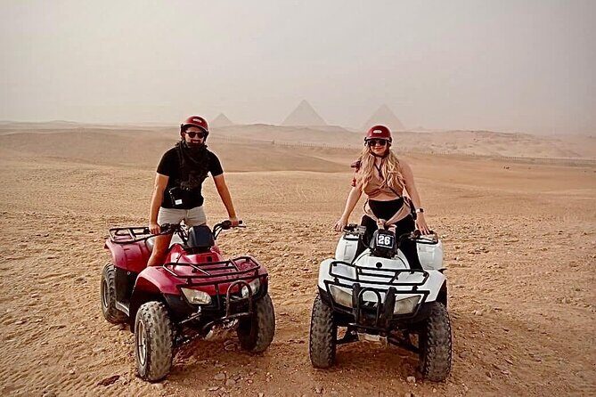 Giza pyramids and quad ATV bike one hour around Sahara desert in Giza - Practical Details and What to Expect