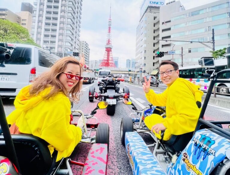 Go kart Tour from Tokyo Tower, Shibuya Crossing, Harajuku - FAQ