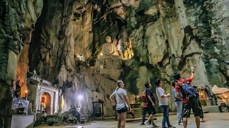 Half Day Lady Buddha, Marble Mountains, and Am Phu Cave Tour - Exploring Monkey Mountain and Lady Buddha