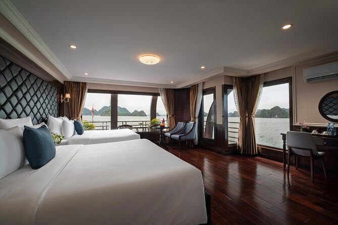 HaLong - LanHa Bay 2 Nights On The 1st Deck with La Pandora Cruises - Day 3: Cave Exploration and Departure