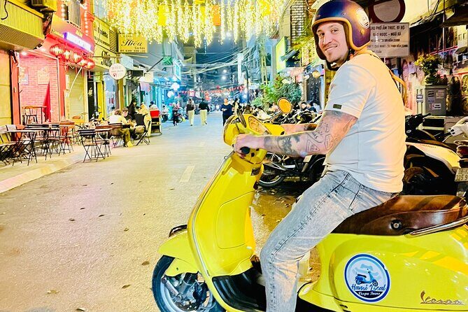 Hanoi After Dark Vespa Tour (4 hours): Street Food & Night Vibes - The Sum Up