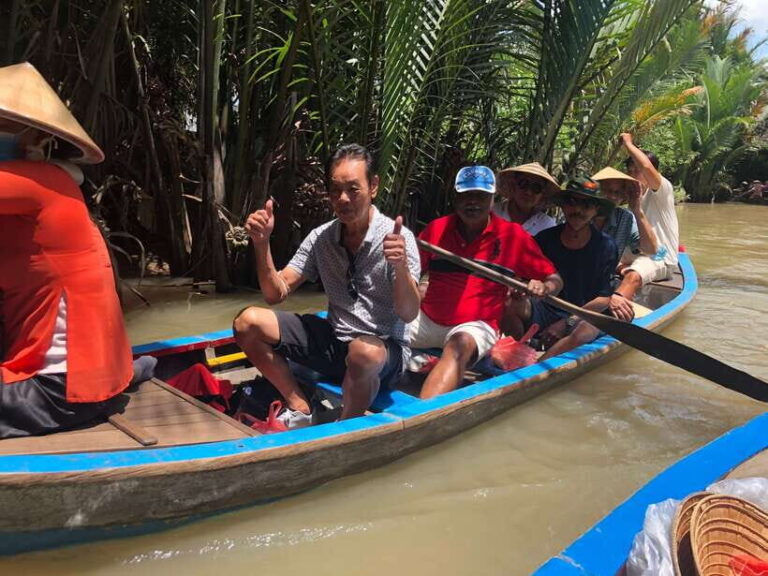HCM:Mekong Delta 4 Islands Boat Tuk Tuk Try KhotCake Cooking - An In-Depth Look at the Mekong Delta Tour