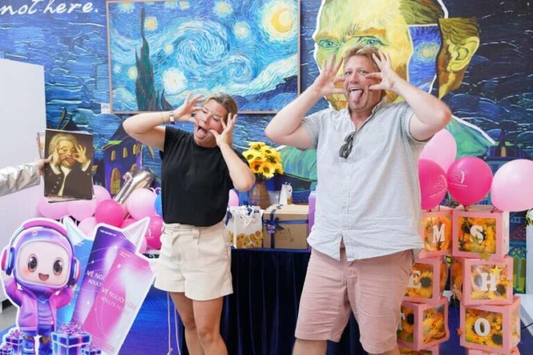 Ho Chi Minh City: Van Gogh Art Experience & Riverside Café - Walking Through the Itinerary