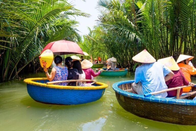 Hoi An: Basket boat tour (include transfer, a fresh coconut) - Overview of the Basket Boat Experience