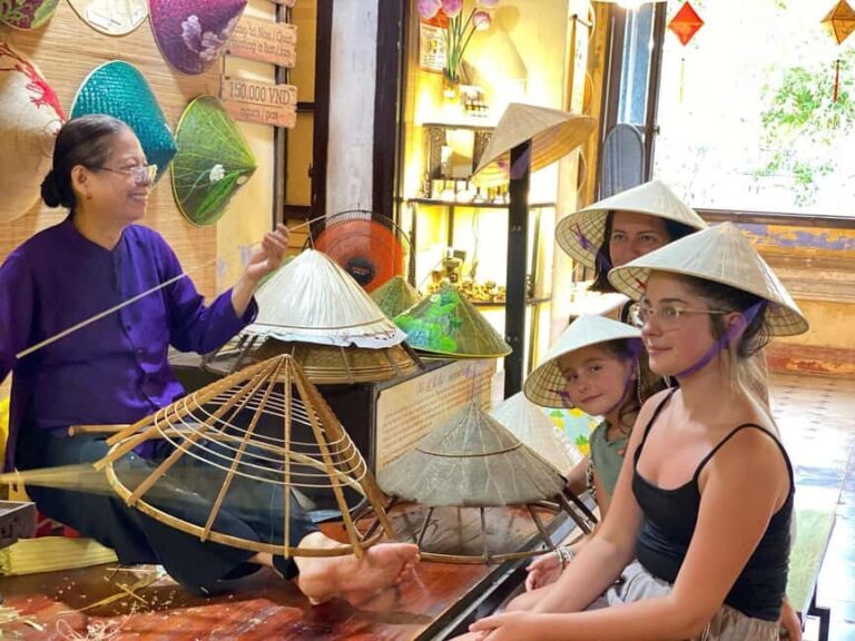 Hue: Conical Hat Village and Traddional Cake Class Tour - Detailed Breakdown of the Itinerary