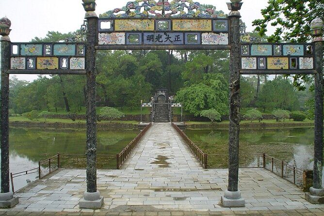 Hue Tombs Tour by Bike & Dragon Boat Cruise on Perfume River - Visiting the Tomb of Emperor Minh Mang