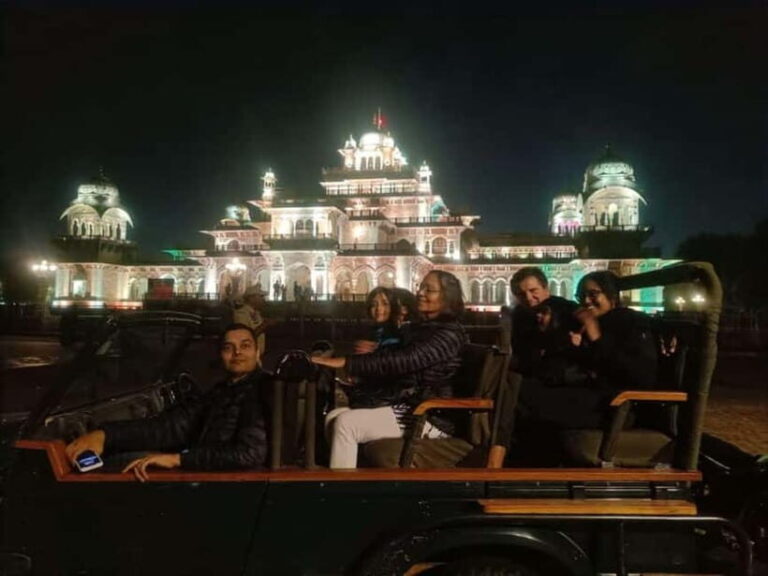 Jaipur: Night City Tour in Open Air Jeep - Itinerary Breakdown: What You’ll See and Experience