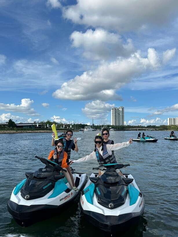 Johor Bahru : Seadoo JetSki 30mins Self Ride Tour (Double) - The Route and Highlights in Detail
