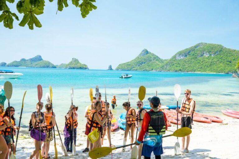 Koh Samui: Mu Ko Ang Thong Park Cruise with Kayaking Option - The Itinerary in Detail