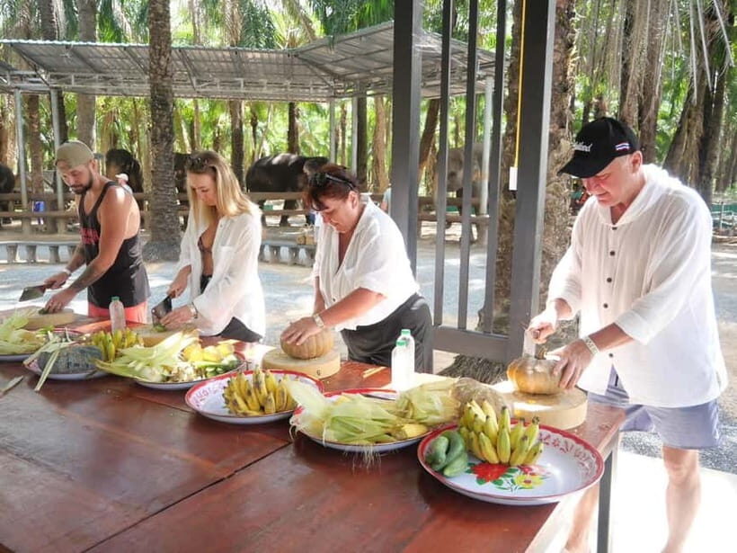 Krabi: Elephant Feeding Program with Food Preparation - A Closer Look at the Experience