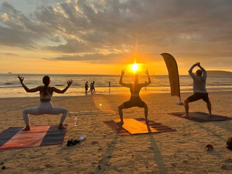 Krabi: Sunset Yoga Balance Join-in Class - What the Experience Looks Like