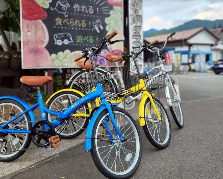 Lake Kawaguchi: 1-Day Bicycle Rental - FAQs