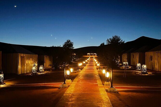 LET'S GO Tour MARRAKECH to DESERT TO FES 3 Days - Day 2: From Gorges to Dunes — A Desert Night in Style