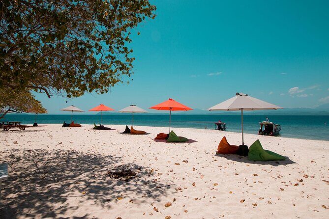 Lihaga Island (white sand island) swimming twice, including lunch and tickets - The Itinerary: What to Expect