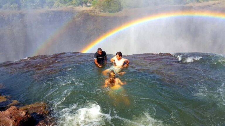 Livingston : devils pool/Angel's pool private group tour - The Itinerary in Detail