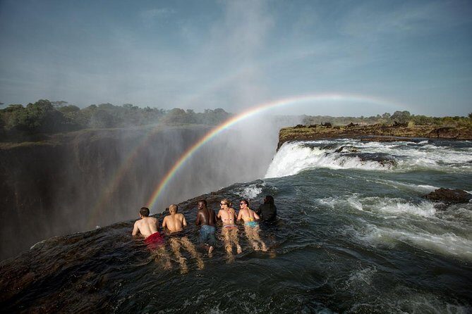 Livingstone island Morning Breezer ( swim above the falls) - Key Points