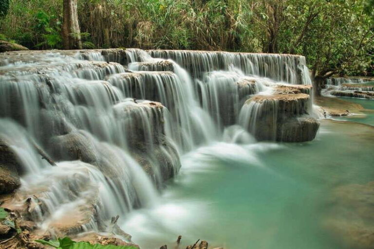 Luang Prabang: Full Day Trek to Kuang Si Waterfall & Village - The Highlight: Kuang Si Waterfalls