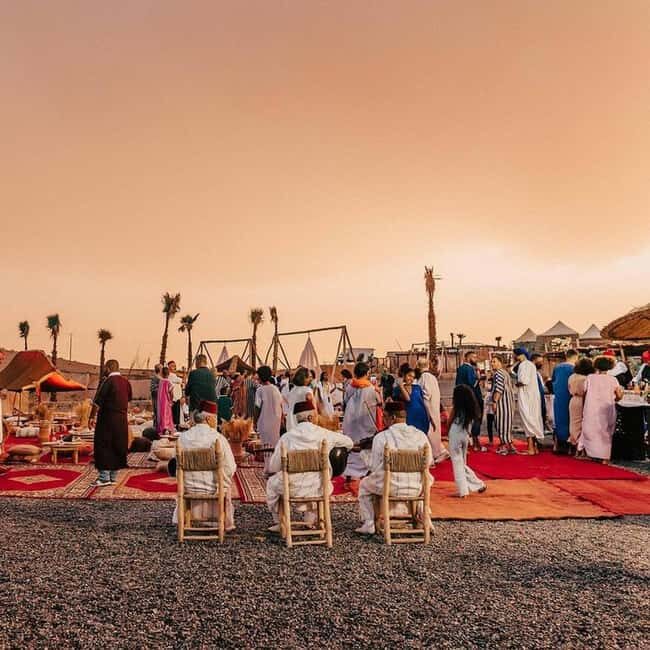 Marrakech: Agafay Desert Dinner Show with Sunset Camel Ride - Exploring the Argain Oil Co-op