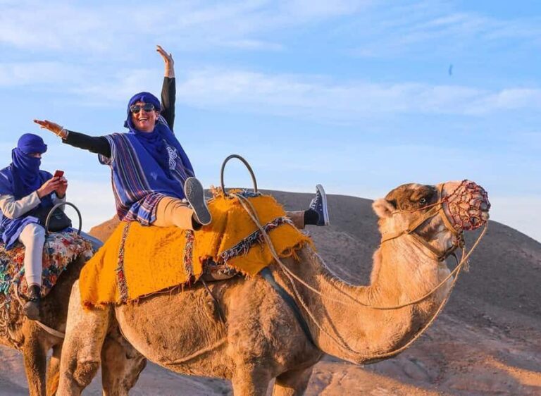 Marrakech: Camel Ride, Dinner, Pool, and Fire Show in Agafay - Authentic Experiences and Happy Travelers