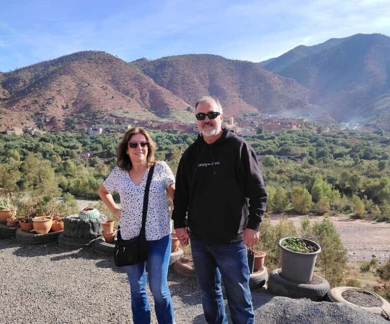 Marrakech: Ourika Valley,Waterfalls, Atlas & Guide & Lunch - Transportation and Group Experience