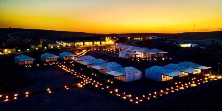 Marrakech: Overnight in Agafay Desert with Dinner & Campfire - The Campfire and Evening Entertainment