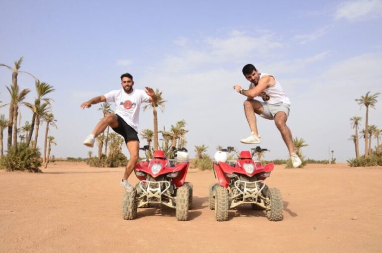 Marrakech: Palmeraie Guided Quad Tour with Tea Break - Transportation, Timing, and Practicalities