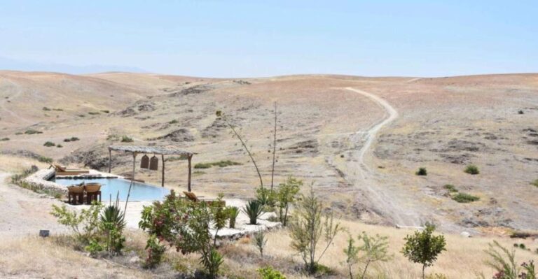 Marrakech: Private Day Trip Desert Agafay & Atlas Mountains - Transportation and Timing