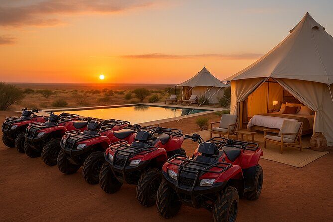Marrakech: Quads & Camels On Sunset and Dinner Show under Stars - Sunset and Evening Activities