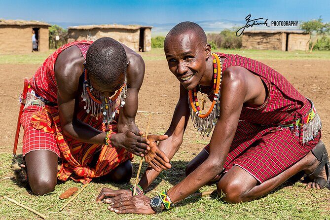 Masai village visit from Nairobi day tour - Arrival at the Maasai Village