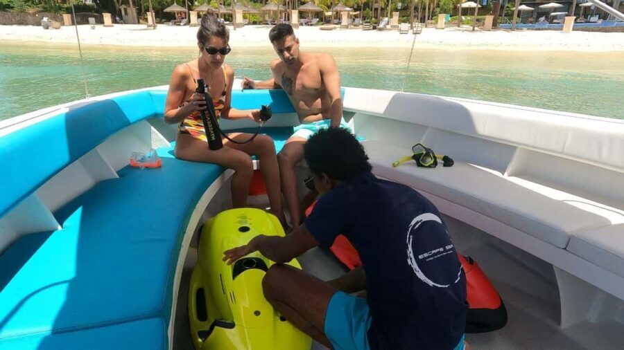 Mauritius: SEABOB exploration in the northern natural aquariums - A closer look at the Seabob adventure