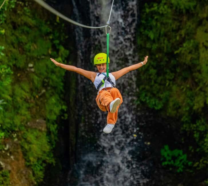 Mauritius: Vallé Advenature Park: Waterfall Zipline - The Experiences Highlights