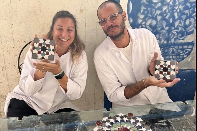 Mosaic workshop in Marrakech - The Process: Step-by-Step