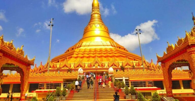 Mumbai: Kanheri Caves and The Golden Pagoda Temple - The Golden Vipassana Pagoda: A Beacon of Inner Peace
