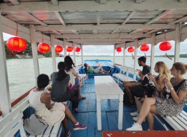 My Son Amazing Sunset Tour With Banh My & Cruise By Group - The Scenic River Cruise and Sunset Views