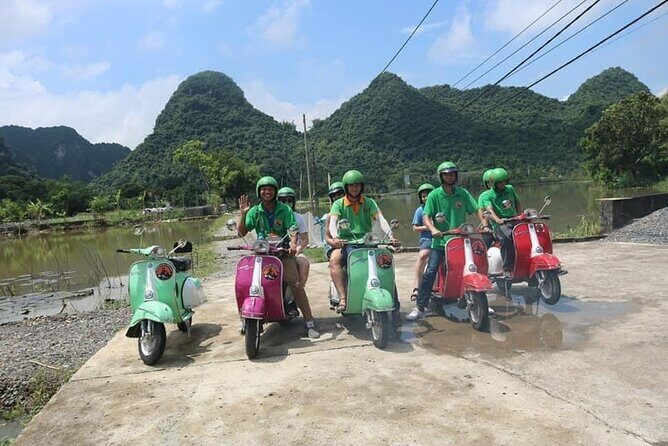 Ninh Binh Vespa Start from Hanoi + Boat + Villages +Rice Paddies - Vespa Ride Through Village and Countryside (10 am–11:30 am)