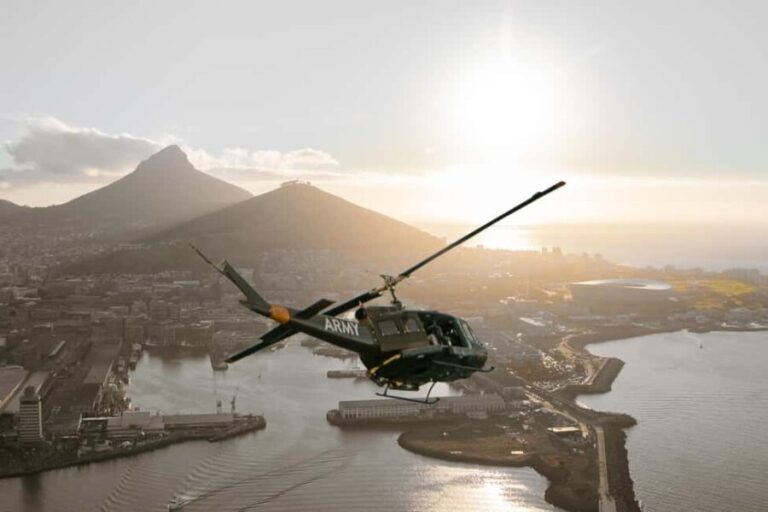 Official Huey Combat Helicopter Flight in Cape town - Key Points