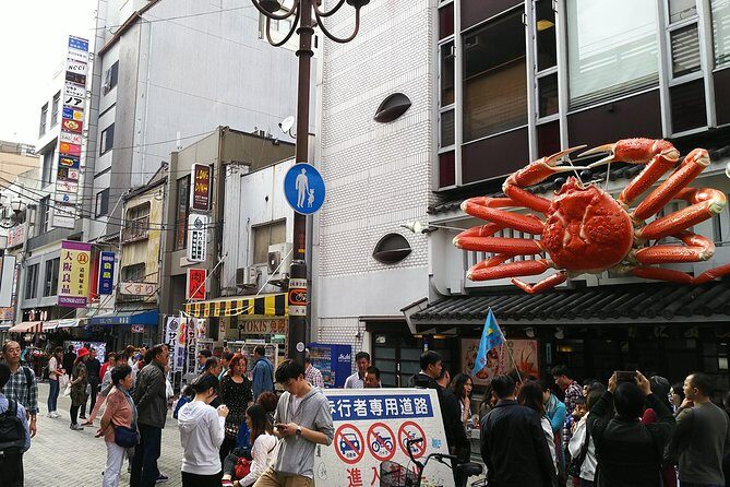 Osaka Castle & Dotonbori Lively One-Day Walking Tour - Transportation and Group Size