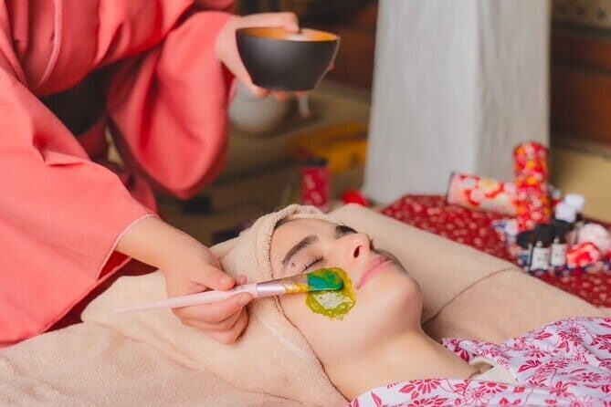Osaka Zen Matcha facial pack & head spa at the temple - Key Points