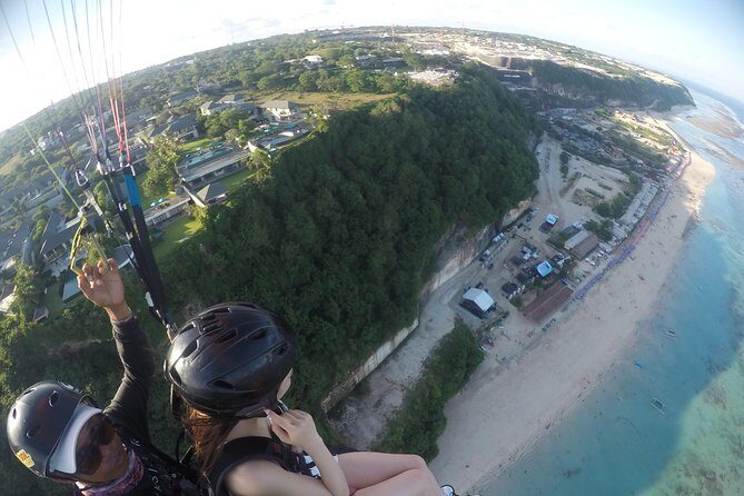 Paragliding Bali Nusa Dua cliff with Free Photo/Videos - The Itinerary in Detail