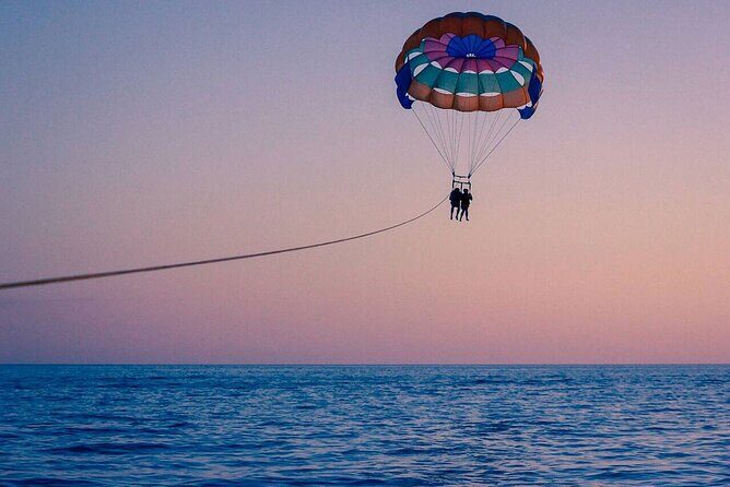 Parasailing off the coast of Sharm el Sheikh - The Itinerary in Detail