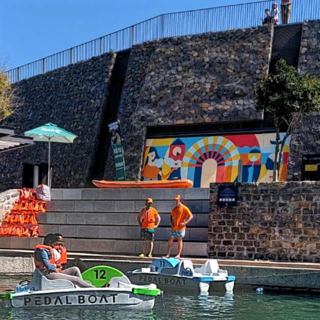 Pedal Boat Ride V&A Waterfront - Cape Town - The Highlights Along the Route