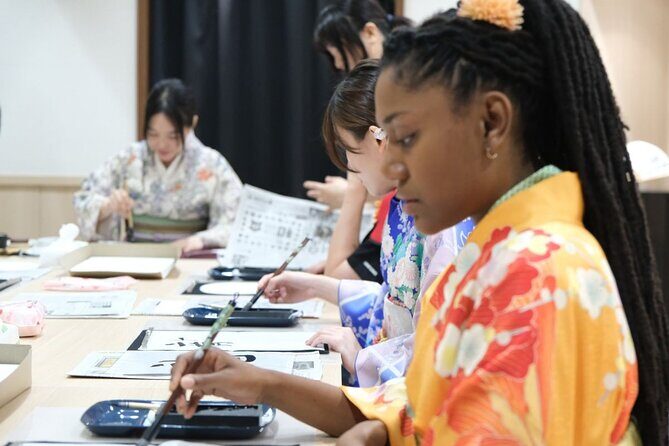 Premium Kimono Dressing, Tea Ceremony, Calligraphy, Samurai show - Authenticity and Cultural Insight