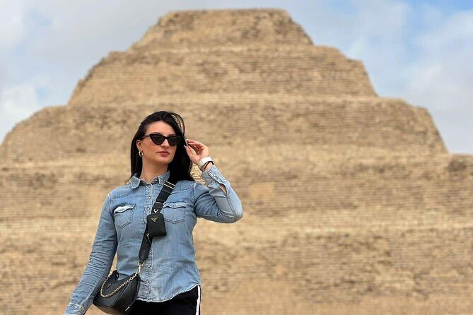 Private Day Dahshur Pyramid,Sakkara step Pyramid,Memphis Old City - The Sum Up