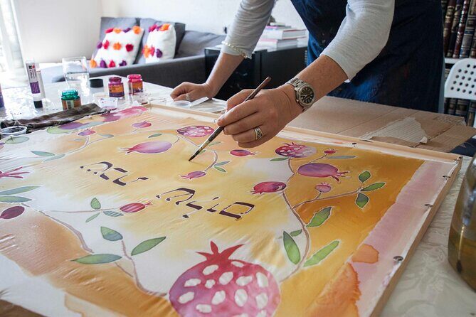 Private Silk Painting Workshop in Jerusalem - Create a scarf - - The Value of the Experience