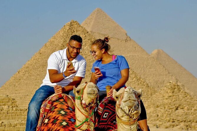 Private Tour to Giza pyramids Sphinx Sakkara and Camel Ridding - Lunch Break and Local Flavors