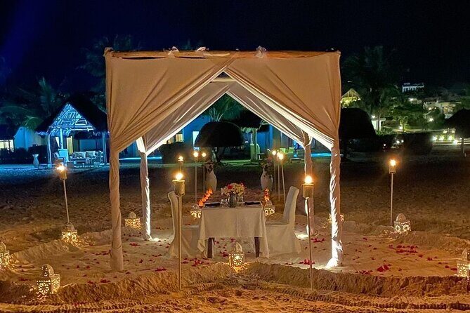 Romantic and gourmet dinner in Zanzibar - The Setting: Kendwa Beach